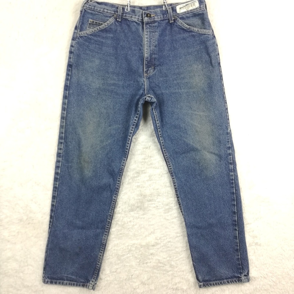 Bulwark FR Mens Jeans Fire Resistant PEJ4DW‎ Blue Denim Medium Wash 38x32